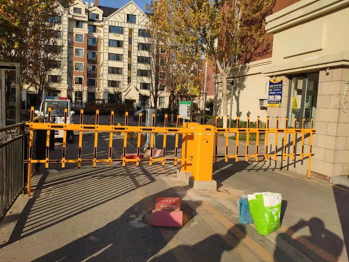 沈陽小區(qū)停車場柵欄道閘更換改造